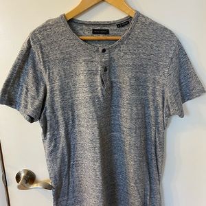 wings + horns Henley Tee Shirt